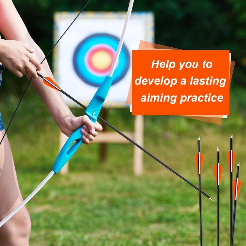 Arrowbash 24 Pcs 31.5 Inch Arrows for Compound Bow Hunting Arrows Carbon Arrows with 3 Inch Plastic Arrow Feathers and Removable Tips 500-600 Spine Archery Target Arrows for Recurve Bow - Image 5